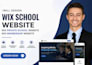 design wix school website wix private school website wix membership website
